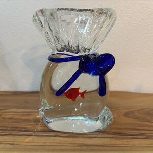 MURANO  Signed & Numbered Sandro FRATTiN Paperweight Ltd Ed 252/1000 Aquarium